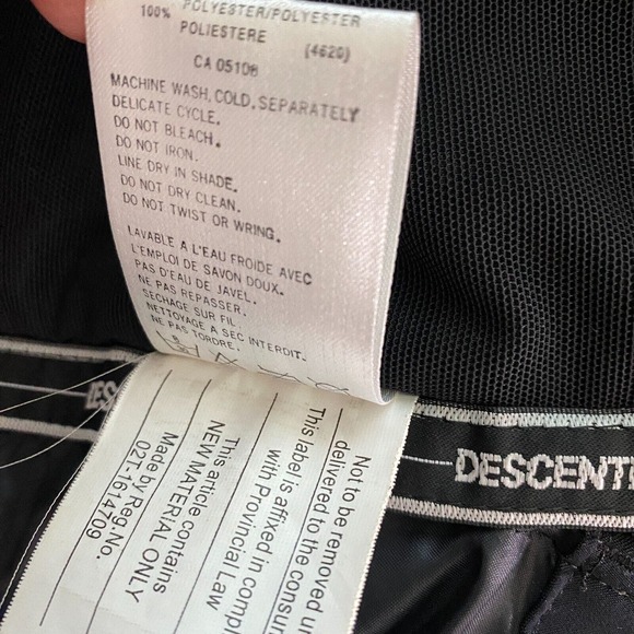 Descente Full Zip Jacket Women's 6 Black Titan Thermo Ion Bodies Hooded Outdoor - Picture 10 of 10